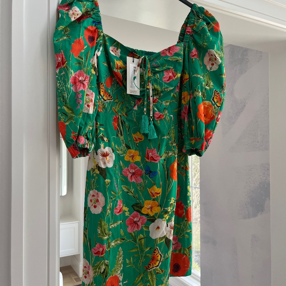 Cara Cara Erin Dress - Garden Green